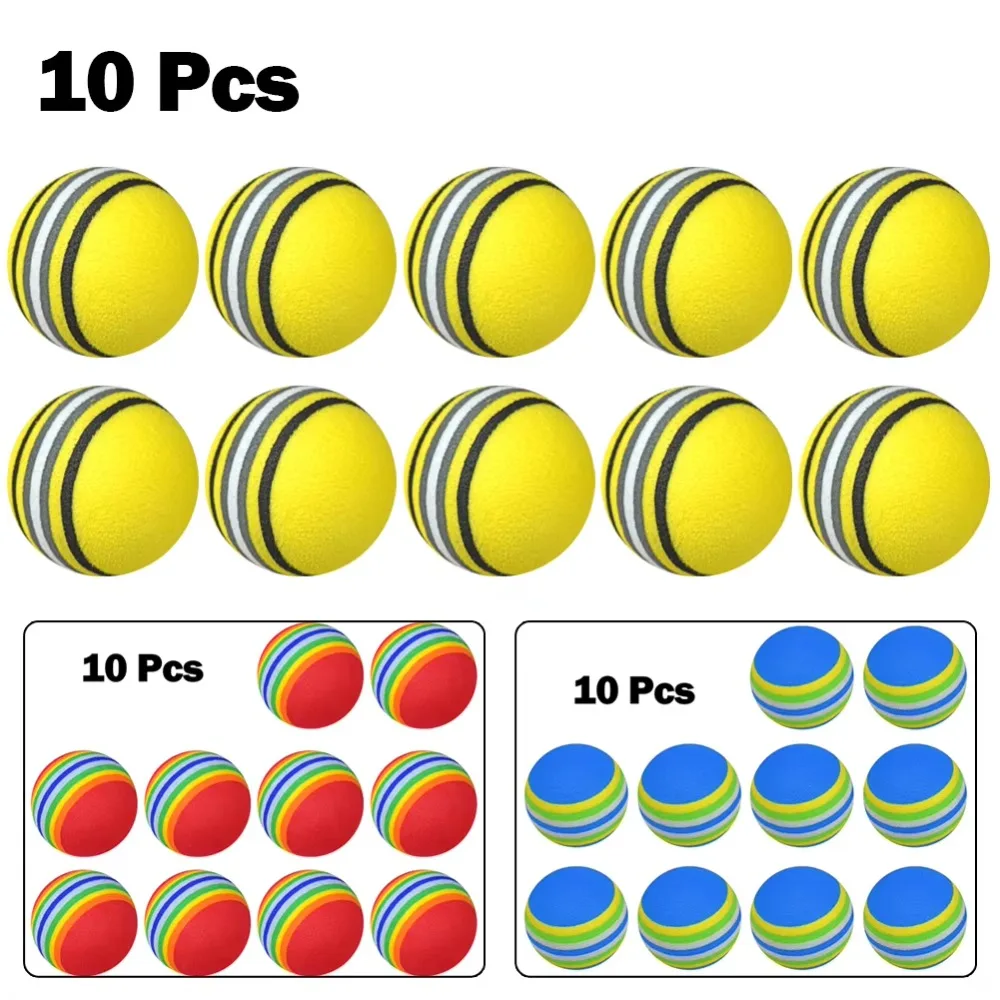Golf Equipment Indoor - 10 balles de golf en mousse