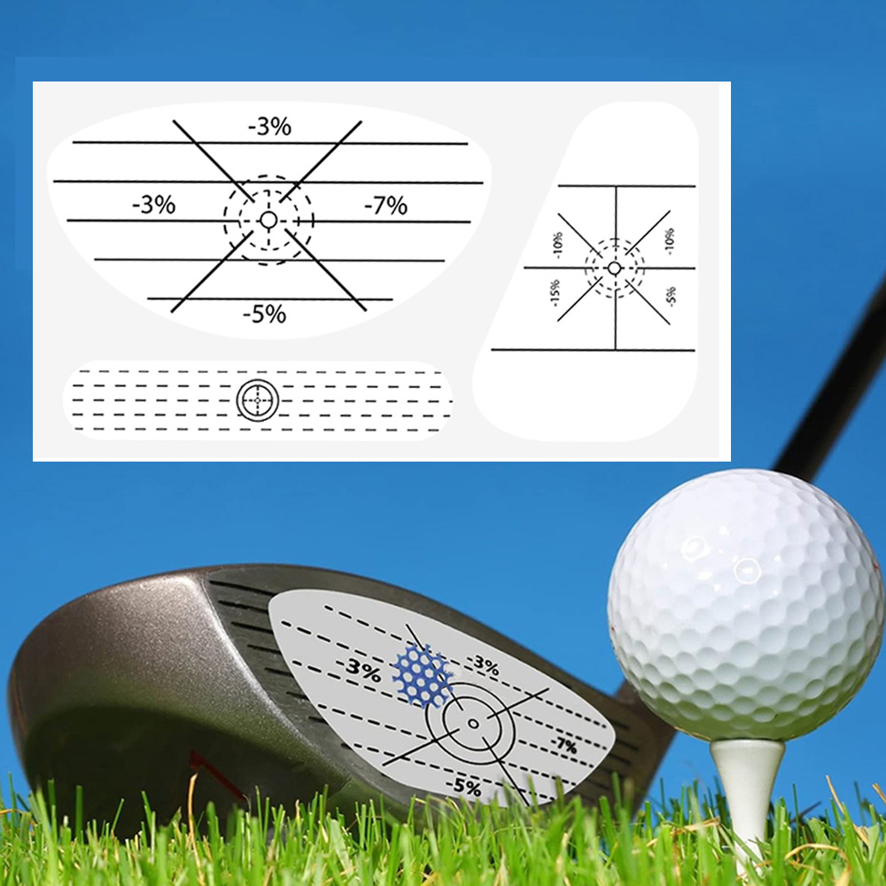 Golf Equipment Indoor - Étiquettes autocollantes à bande d'impact pour