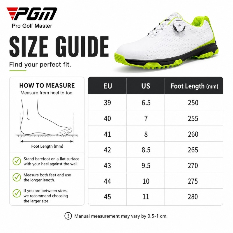 PGM – chaussures de Golf pour  - Golf Equipment Brands avis et prix